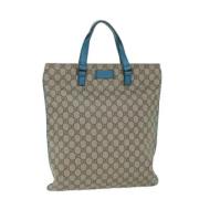 Pre-owned Canvas gucci-bags Gucci Vintage , Beige , Dames