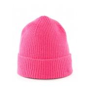 Pluizige Gebreide Muts Le bonnet , Pink , Heren