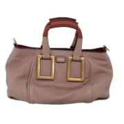 Pre-owned Leather handbags Chloé Pre-owned , Pink , Dames