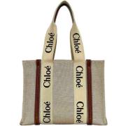 Pre-owned Leather totes Chloé Pre-owned , Beige , Dames