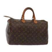 Pre-owned Canvas handbags Louis Vuitton Vintage , Brown , Dames