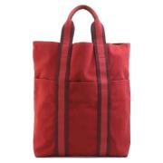 Pre-owned Cotton handbags Hermès Vintage , Red , Dames