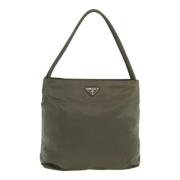 Pre-owned Nylon totes Prada Vintage , Green , Dames