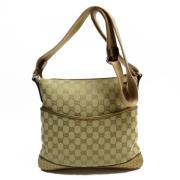 Pre-owned Canvas gucci-bags Gucci Vintage , Beige , Dames