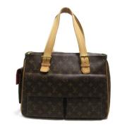 Pre-owned Canvas louis-vuitton-bags Louis Vuitton Vintage , Brown , Da...