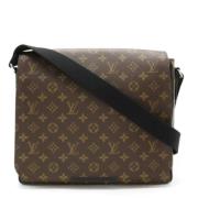 Pre-owned Fabric louis-vuitton-bags Louis Vuitton Vintage , Brown , Da...