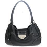 Pre-owned Leather prada-bags Prada Vintage , Black , Dames