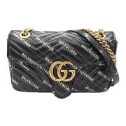 Pre-owned Leather gucci-bags Gucci Vintage , Black , Dames