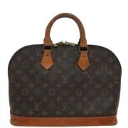 Pre-owned Canvas louis-vuitton-bags Louis Vuitton Vintage , Brown , Da...