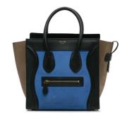 Pre-owned Leather celine-bags Celine Vintage , Blue , Dames