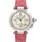 Pre-owned Stainless Steel watches Cartier Vintage , Pink , Dames