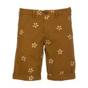 Bruine Chino Bermuda Shorts voor Mannen 40Weft , Brown , Heren