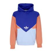 Blauwe hoodie met pluche interieur Adidas , Blue , Heren