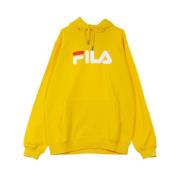 Citrus Kangaroo Hoodie Lange Mouwen Sweatshirt Fila , Yellow , Heren