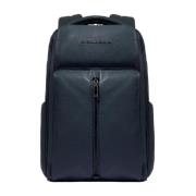 Blauwe Bucket Bag Rugzak voor reizen Piquadro , Blue , Heren