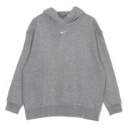 Essentiële Fleece Hoodie Lang Sweatshirt Nike , Gray , Dames