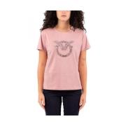 Dames T-shirt in Roze Pinko , Pink , Dames