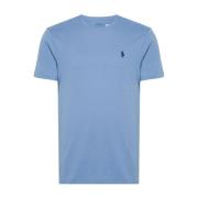 Korte Mouw T-Shirt Collectie Ralph Lauren , Blue , Heren