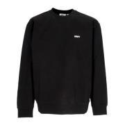 Zwarte Lichtgewicht Crewneck Sweatshirt Bold Box Fit Obey , Black , He...