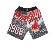 Miami Heat Sublimated Basketbalshorts Mitchell & Ness , Multicolor , H...