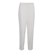 Losse Tapered Broek in Zilveren Voering Vero Moda , Beige , Dames