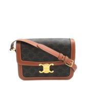 Pre-owned Fabric crossbody-bags Celine Vintage , Brown , Dames