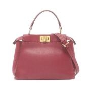 Pre-owned Leather fendi-bags Fendi Vintage , Pink , Dames