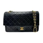 Pre-owned Leather chanel-bags Chanel Vintage , Black , Dames