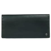 Pre-owned Leather wallets Cartier Vintage , Black , Heren