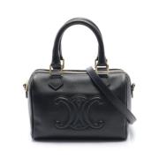 Pre-owned Leather celine-bags Celine Vintage , Black , Dames