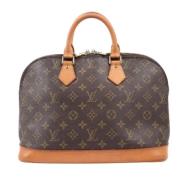 Pre-owned Leather handbags Louis Vuitton Vintage , Brown , Dames