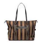 Pre-owned Canvas totes Fendi Vintage , Brown , Dames