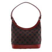 Pre-owned Canvas shoulder-bags Salvatore Ferragamo Pre-owned , Red , D...