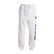 Klassieke Pluche Trainingsbroek in Wit Fila , White , Heren