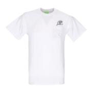 Zak Tee Wit Katoenen T-shirt HUF , White , Heren