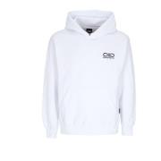 Witte hoodie met lange mouwen en voorzak Propaganda , White , Heren