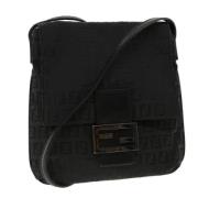 Pre-owned Canvas fendi-bags Fendi Vintage , Black , Dames