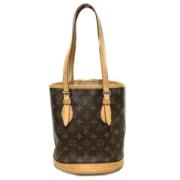 Pre-owned Fabric louis-vuitton-bags Louis Vuitton Vintage , Brown , Da...