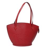 Pre-owned Leather louis-vuitton-bags Louis Vuitton Vintage , Red , Dam...