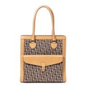 Pre-owned Canvas totes Dior Vintage , Beige , Dames