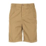 Beige Chino Bermuda Shorts 40Weft , Beige , Heren