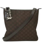 Pre-owned Canvas gucci-bags Gucci Vintage , Brown , Dames