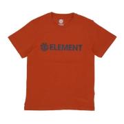 Rode Heren Tee met Pittige Stijl Element , Red , Heren