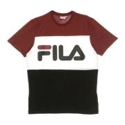 Tawny Port Zwart Wit T-shirt Heren Fila , Multicolor , Heren