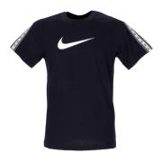 Sportkleding Herhaal Tee Zwart/ijzer Grijs/wit Nike , Black , Heren