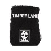 Zwarte Mini Cross Body Fleece Tas Timberland , Black , Heren