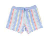 Pastel Mixed Stripe Sweat Shorts Tommy Hilfiger , Multicolor , Heren