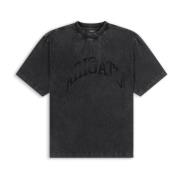 Link Washed T-Shirt Axel Arigato , Black , Heren