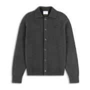 Ode Cardigan met Kraag Axel Arigato , Gray , Heren