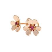 Pre-owned Rose Gold earrings Van Cleef & Arpels Pre-owned , Yellow , D...